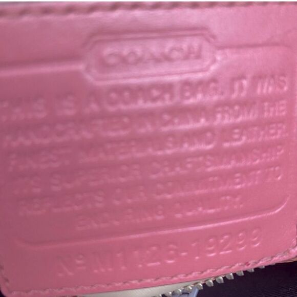 Coach Kristin Patent Leather Hobo Handbag Rose w/Silver-Tone Hardware - Picture 10 of 10